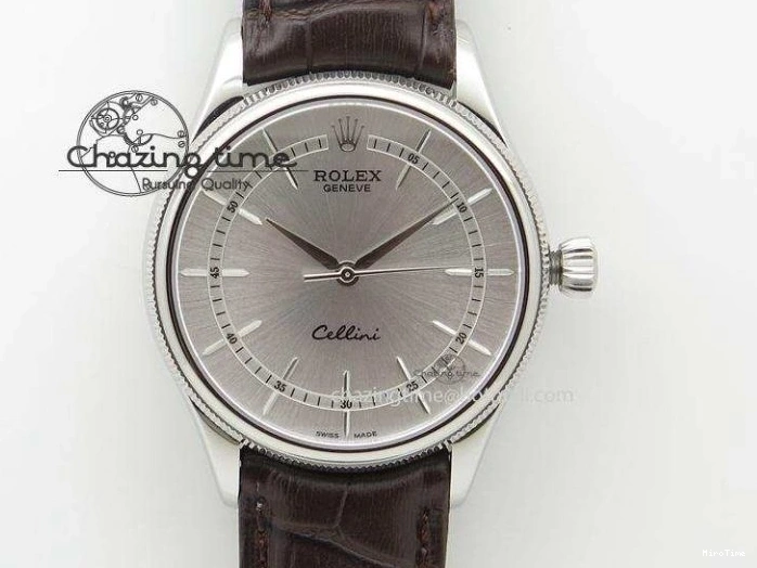 MiroTime 0407 DateJust 36 SS RG ARF 1:1 Best Edition 904L Steel Gray Dial Green Roman on Oyster Bracelet SH Affordable 73